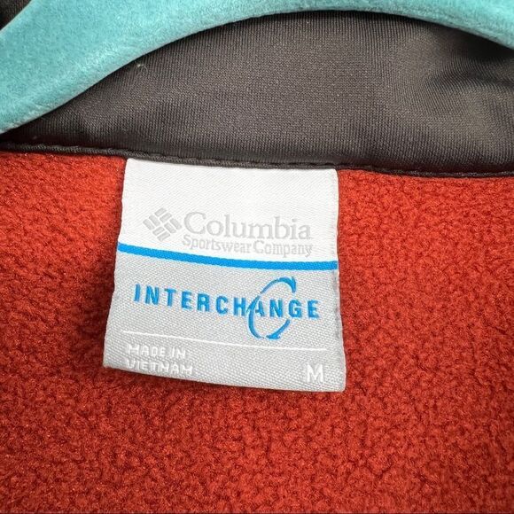 Columbia Interchange Women's Fleece Multi Colorblock Zipper Omni-Shield Jacket - Picture 12 of 13
